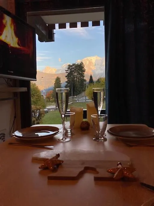 La Marmotte: Vue Mont Blanc, Terrasse, Parking Apartment Combloux 0*,