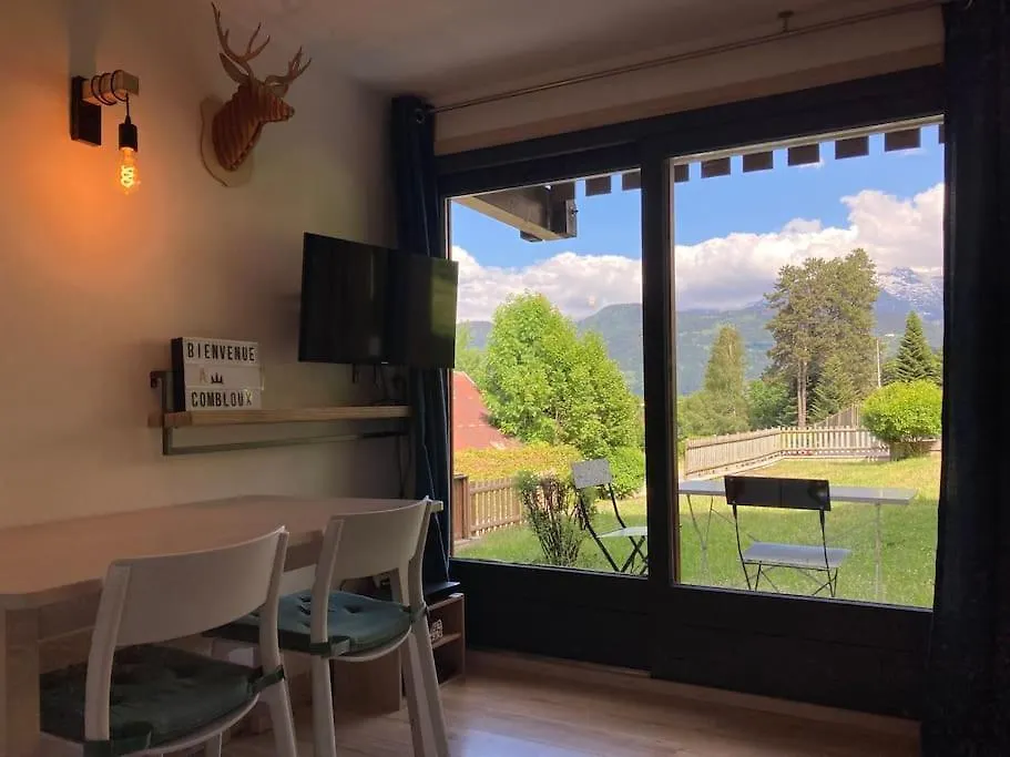 La Marmotte: Vue Mont Blanc, Terrasse, Parking Apartment Combloux 0*,  France
